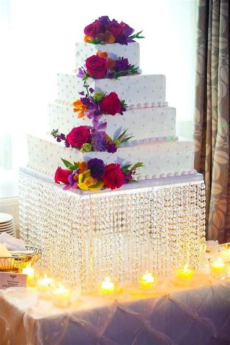 Square Wedding Cake Stand Jenniemarieweddings