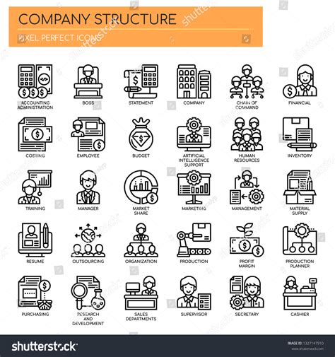 8076 Company Departments Icons Images Stock Photos And Vectors