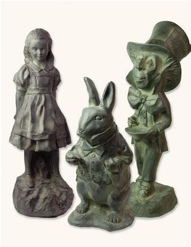 Alice In Wonderland Statue Set Alice In Wonderland Garden Alice In