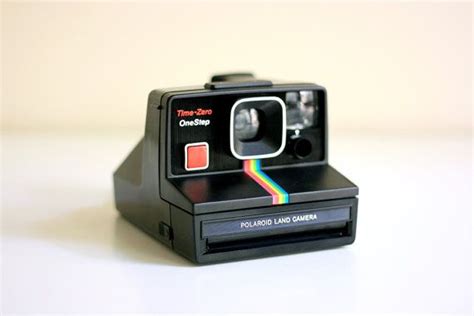 Vintage Polaroid Camera Time Zero One Step Etsy Vintage Polaroid