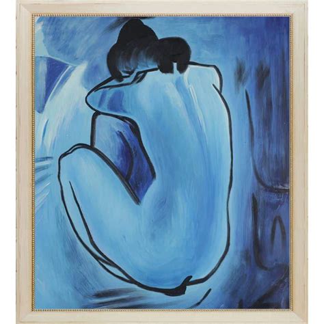 La Pastiche Blue Nude By Pablo Picasso Constantine Framed People Oil