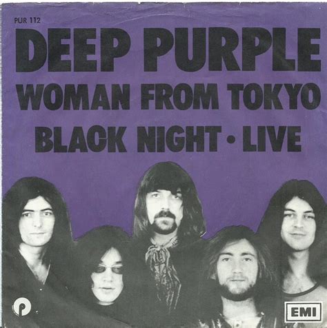 Deep Purple Woman From Tokyo Black Night Live 1973 Purple Cover