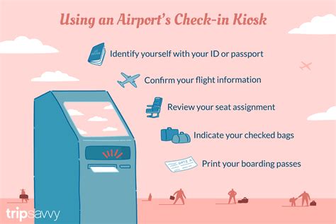 You can use the confirmation email to check in online. How to Use the Airport's Self-Service Check-In Kiosks