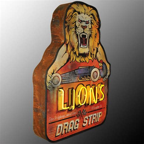 Lions Drag Strip Modern Artifacts