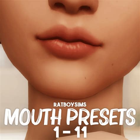 Sims 4 Mouth Presets Archives The Sims Book