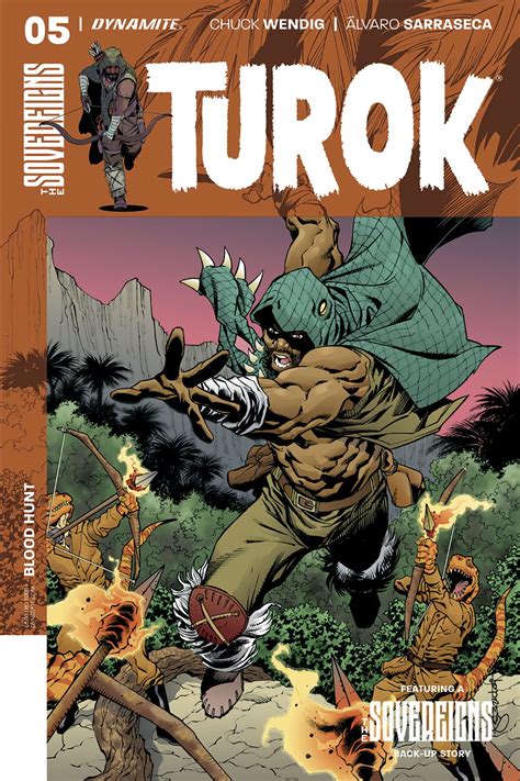 The Cover To An Upcoming Comic Book Turok