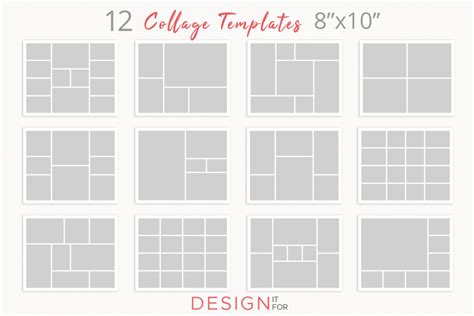 Photo Collage Template Psd Storyboard Template Bundle Blog Board