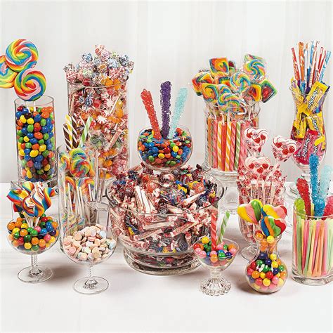Colorful New Years Eve Candy Buffet Colorful Candy Buffet Candy