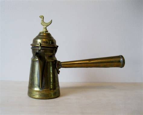 Vintage Brass Turkish Coffee Pot By Suite On Etsy