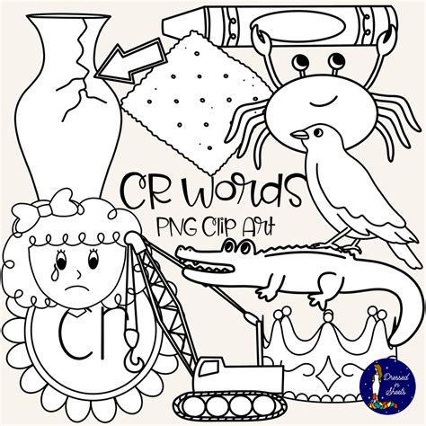 Cr Words Clip Art Made By Teachers