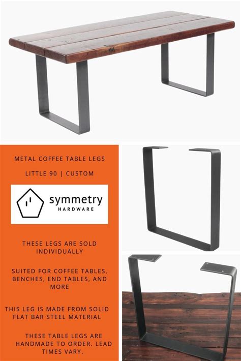 Vasagle nesting table set of 2, round coffee table with steel frame, side end table for living room, bedroom, office, rustic brown and black ulet040b01 4.7 out of 5 stars 154 $84.99 $ 84. Little 90 | Made-To-Order | Metal coffee table legs, Metal ...