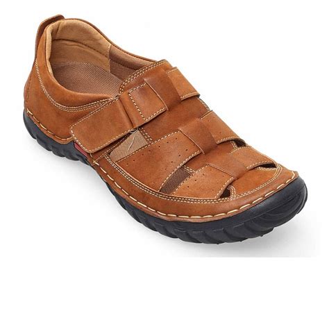 Padders Anchor Mens Leather Wide Fit Fisherman Sandals Men From