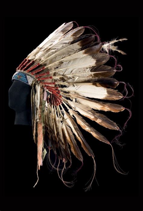 Usa Warriors Headdress Plains Indians Sioux Felt Cloth