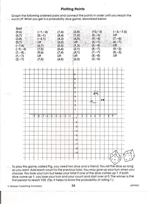 Coordinate Worksheets Free Printable Christmas Coordinate Graphing