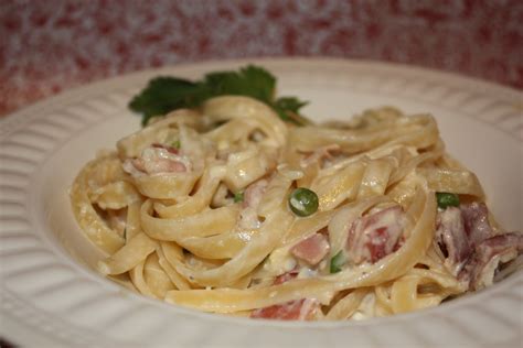 Linguine Carbonara Recipe With Prosciutto And Peas Easy Pasta Dishes
