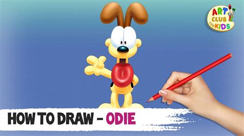 How To Draw Odie Garfield And Friends Garfield The Movie Art