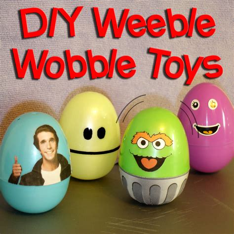 Make Your Own Egg Weeble Wobble Toys 3 Steps Instructables
