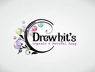 Hand made soap packaging and wrapping paper vector. Drewhits Organic and Natural Soap logo design ...