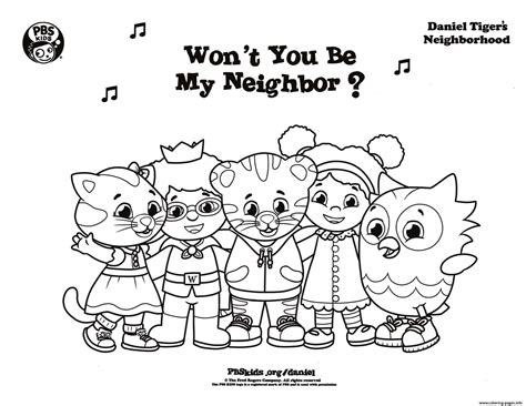 You can download free printable daniel tiger coloring pages at coloringonly.com. Be My Neighbor Daniel Tiger Min Coloring Pages Printable