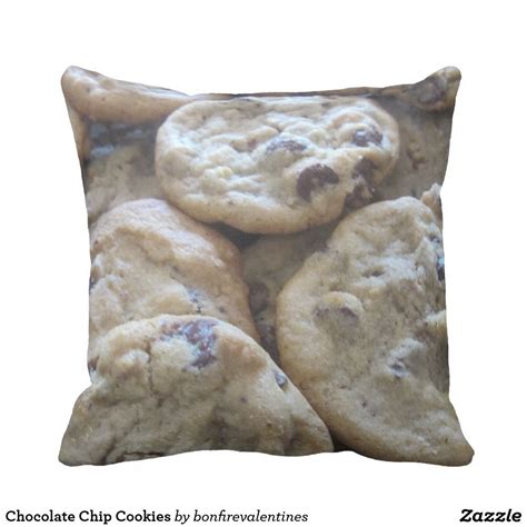 Chocolate Chip Cookies Throw Pillow Chocolate Chip
