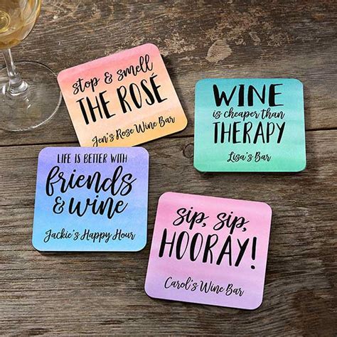 Drinks Coaster Ladies Womens Personalised Various Names Collectable