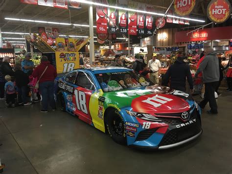 Kyle Buschs No 18 Camry At A Grocery Store Near My House Rnascar