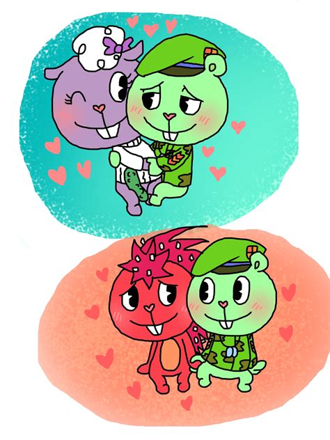 Happy Tree Friends Love Triangle By Jonna1215 On Deviantart