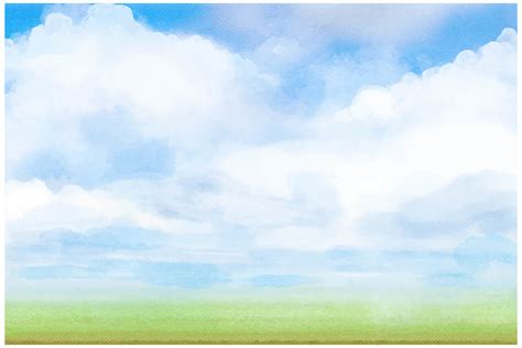 Vector Drawing Ink Sky Background Template Vector Watercolor Ink