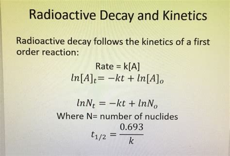 Radioactive Decay Equation Chemistry Tessshebaylo