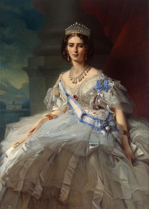 Portrait Of Princess Tatiana Alexanrovna Yusupova 1858