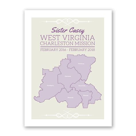 Personalized Lds Mission Map In Posters And Banners