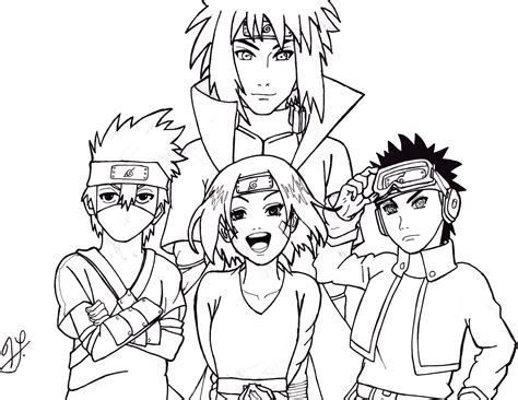 Dibujos De Naruto Para Colorear Para Imprimir