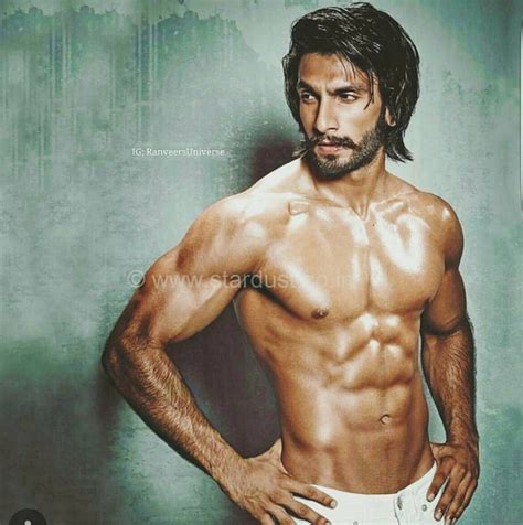 Shirtless Bollywood Men Ranveer Singh In Red Briefs