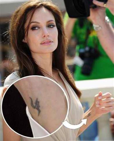 8 Stylish Angelina Jolie S Tattoos And Their Meanings