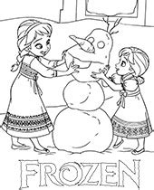 Elsa ma moc, dzięki której może zamrażać przedmioty. Frozen Kraina Lodu kolorowanki do druku dla dzieci