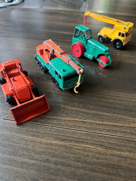 Set Of 4 Matchbox Construction Vehicles Etsy