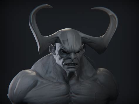 ArtStation - 15 Demon Heads