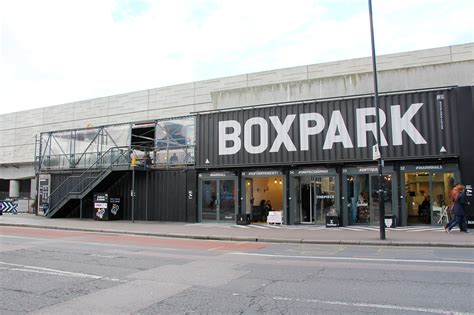 Boxpark Shoreditch In London Dine And Shop At One Of The Worlds