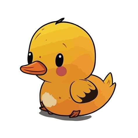 Cute Duck Cartoon Style 20901641 Vector Art At Vecteezy