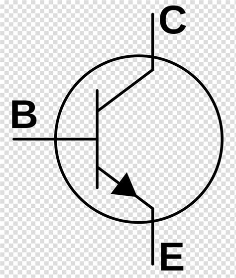 Bipolar Junction Transistor Npn Pnp Tranzistor Electronic Symbol Np Transparent Background Png