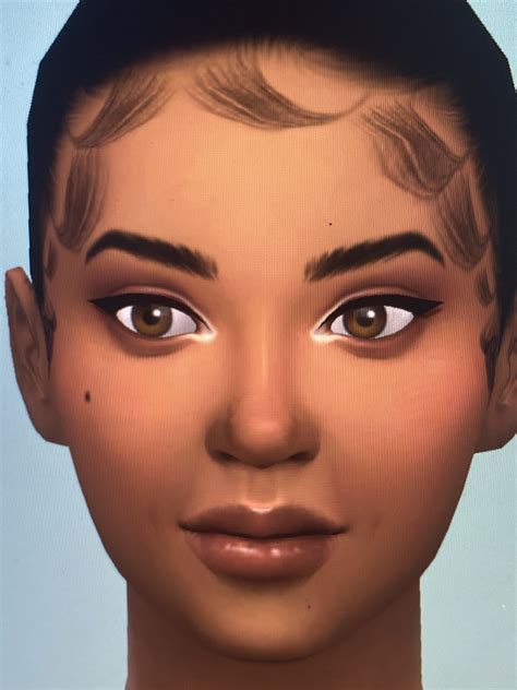 Sims 4 Edges Sims 4 Black Hair Sims Hair Baby Hairstyles