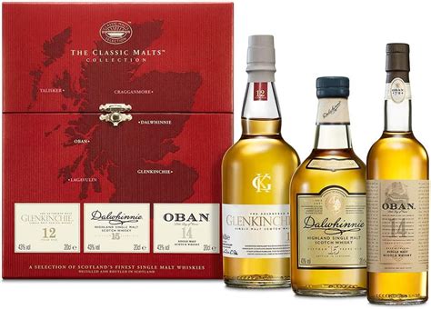 The Classic Malts Collection Gentle 3 X 20cl Whisky Uk