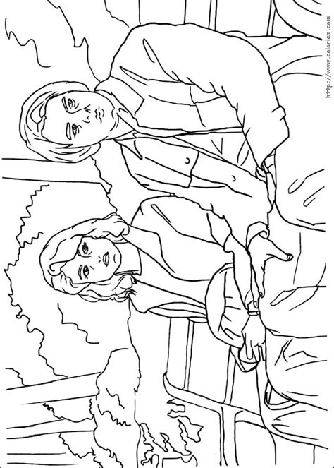COLORIAGE  Nancy et Jonathan
