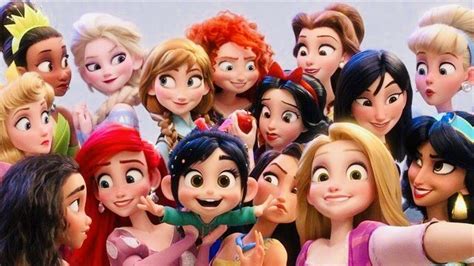 Vanellope And The Princesses Disney Princess Movies Ralph Breaks The
