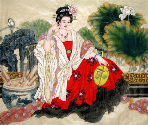 Traditional Chinese Painting Woman