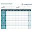 Yearly Expense Report Template  ExcelTemplate