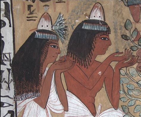 Egyptian Man And Woman Painting Ancient Egypt Egypt Ancient