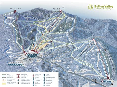 Bolton Valley Piste Map Plan Of Ski Slopes And Lifts Onthesnow