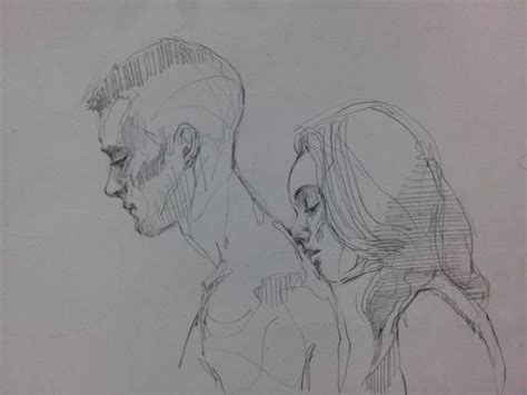 Couple Grunge Love Pale Sketch Image 2300827 By Saaabrina On