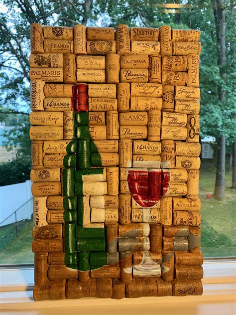 Acrylic Painting On Wine Corks Cork Crafts Diy Wine Cork Diy Crafts